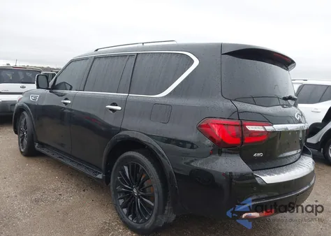 2023 Infiniti Qx80 Sensory Awd z USA, uszkodzony, nr VIN JN8AZ2BE7P9302927